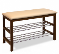 Банкетка  Sheffilton SR-0628  т.орех беж Габаритные размеры ( ШхВхГ) 760х310х490