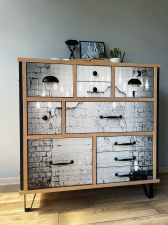 Комод Арбат Самдал/кирпичики  900х460х920