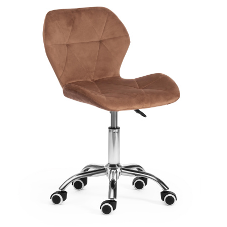 Кресло Recaro (mod.007) [металл, вельвет, 45x74+10см, коричневый (HLR11)]