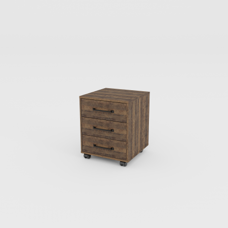 Тумба 3 ящика Т01 Дуб Самдал 450х450х550