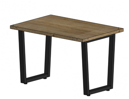 Обеденный стол ОСКАР 1000*570*750 черное подстолье 38 мм